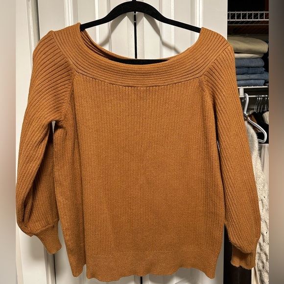 Boatneck Ribbed Knit - Picture 1 of 1
